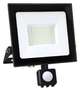 LED Reflektor sa senzorom LED/50W/230V 6500K IP44 crna