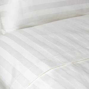 Gornja plahta Saten pruga 2 cm - 140x270 cm