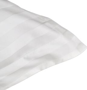 Set jastučnica Saten pruga 2 cm - 2x40x60 cm s rubom