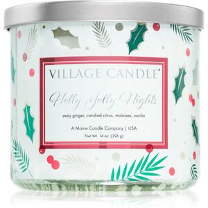 Village Candle Holly Jolly Nights mirisna svijeća 396 g