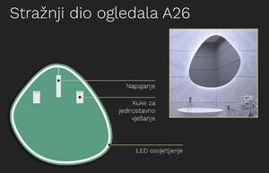 Organsko ogledalo s LED osvjetljenjem A26