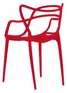 Crvena plastična stolica KATO