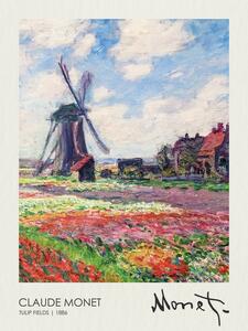 Reprodukcija Tulip Fields (1886), Claude Monet