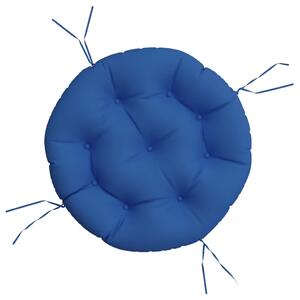 VidaXL Okrugli jastuk kraljevsko plavi Ø 60 x 11 cm od tkanine Oxford