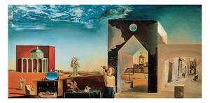 Umjetnički tisak Suburbs of a Paranoiac Critical Town, Salvador Dalí, (100 x 50 cm)