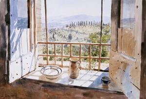 Lucy Willis - Reprodukcija umjetnosti View from a Window, 1988, (40 x 26.7 cm)
