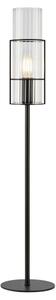 Markslöjd 108556 - Stolna lampa TUBO 1xE14/40W/230V 65 cm crna/prozirna