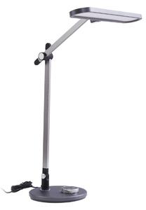 Stolne Lampa Lindby, Elvir, prigušiv, Sivo, Blagovaonica, Aluminij, Moderan