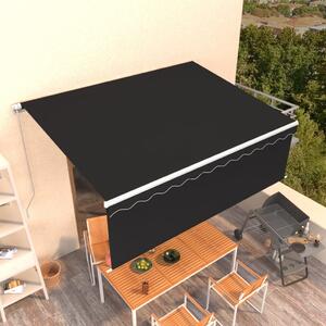 Tenda na ručno uvlačenje s roletom 4 x 3 m antracit - Antracitno siva / 4 x 3 m
