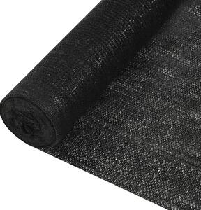 Mreža za privatnost crna 1,5 x 10 m HDPE 195 g/m² - Crna / 1.5 x 10 m (195 g)