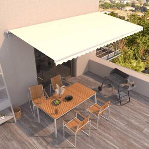 Tenda na automatsko uvlačenje 600x350 cm krem - Krema / 600 x 350 cm