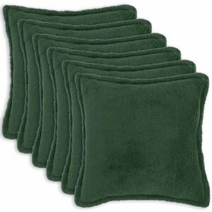 Presvlaka za jastuk 6 pcs HOUTEN Tamnozelena 65 x 65 cm Bouclé - Tamnozelena 65 x 65 cm 6