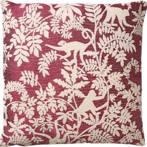 Dekorativna navlaka za jastuk ABU MERLOT 45x45 cm, vinska crvena
