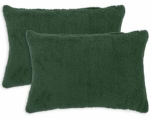 Presvlaka za jastuk 2 pcs HEERLEN Tamnozelena 40 x 60 cm Bouclé - Tamnozelena 40 x 60 cm 2