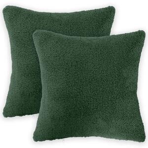 Presvlaka za jastuk 2 pcs HEERLEN Tamnozelena 45 x 45 cm Bouclé - Tamnozelena 45 x 45 cm 2