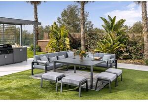 Set lounge namještaja Olivia (8 -dij., Aluminij, Antracit)