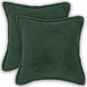 Presvlaka za jastuk 2 pcs HOUTEN Tamnozelena 40 x 40 cm Bouclé - Tamnozelena 40 x 40 cm 2