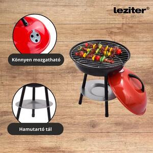 Leziter vrtni roštilj na ugljen – kuglasti BBQ roštilj