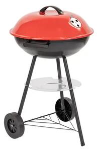 Leziter roštilj na drveni ugljen s kotačima – vrtni BBQ roštilj