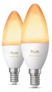 PHILIPS HUE pametna LED žarulja White Ambiance B39 E14 (set 2 kom) 8721103099488