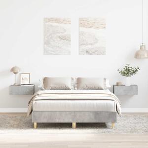 Okvir kreveta bez madraca beton sivi 120x200 cm - Siva / 120 x 200 cm