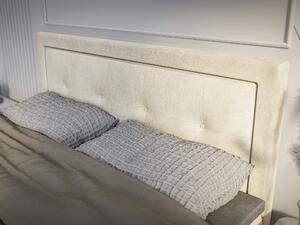 Zondo Bračni krevet Boxspring 140 cm Veronica (krem) (s madracem i prostorom za odlaganje). 1043454