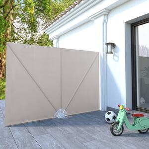 Sklopiva bočna tenda krem 240 x 160 cm - Krema / 240 x 160 cm