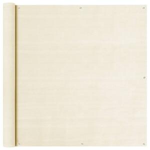 Balkonski zastor krem 120 x 600 cm HDPE - Krema / 120 x 600 cm