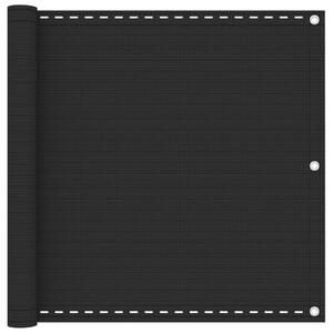 Balkonski zastor antracit 90 x 500 cm HDPE - Antracitno siva / 90 x 500 cm