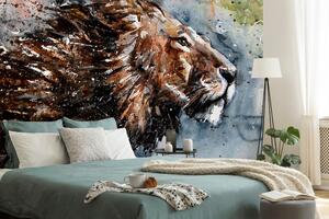 Tapeta kralj životinja u akvarelu