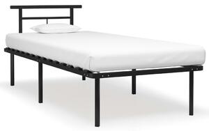 VidaXL Okvir za krevet crni metalni 90 x 200 cm