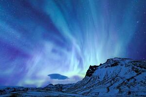 Fototapeta nordijska polarna svjetlost