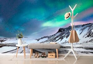Fototapeta norveška polarna svjetlost
