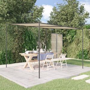 Sjenica bež 3 x 3 m 180 g/m² od tkanine i čelika - Bež