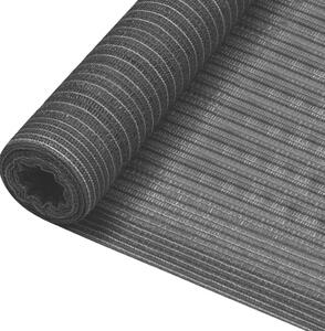 Mreža za privatnost antracit 2 x 10 m HDPE 150 g/m² - Antracitno siva / 2 x 10 m (150 g)