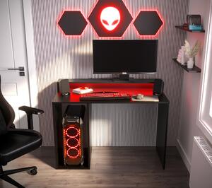 Zondo.hr Gaming PC stol Garrick 2 (crna) (s LED RGB rasvjetom). Akcija -16%. 1064135