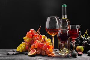 Fototapeta vino s grožđem