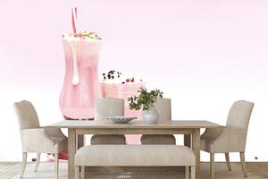Fototapeta ružičasti mliječni koktel