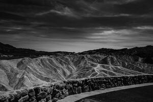Fototapeta crno-bijeli Nacionalni park Death Valley