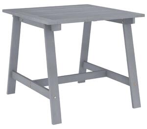 VidaXL Vrtni blagovaonski stol sivi 88x88x74 cm masivno drvo bagrema