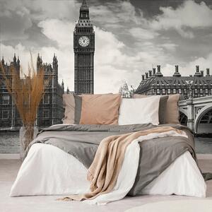 Fototapeta Big Ben u Londonu u crno-bijelome