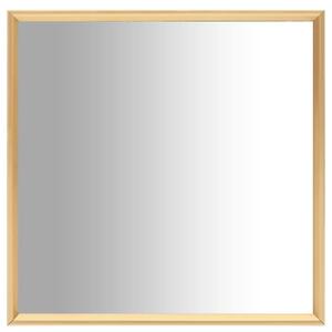 VidaXL Ogledalo zlatno 40 x 40 cm