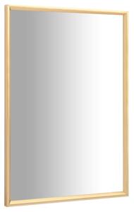 VidaXL Ogledalo zlatno 60 x 40 cm