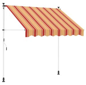 Ručno sklopiva tenda Šareni 100 x 115 x 300 cm - Žuta / 100 x 115 x 300 cm