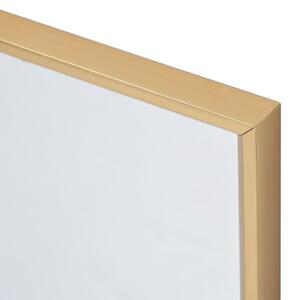 VidaXL Ogledalo zlatno 100 x 60 cm