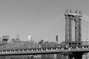 Fototapeta crno-bijeli neboderi u New York-u
