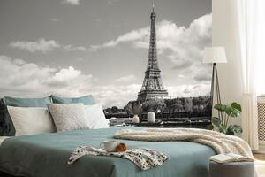 Fototapeta prekrasna crno-bijela panorama Pariza