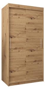 Zondo.hr Ormar za garderobu 100 cm Toki (hrast artisan + hrast artisan). Akcija -19%. 1064799
