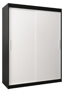Zondo.hr Ormar za garderobu 150 cm Toki (crna mat + bijela mat). Akcija -16%. 1064821