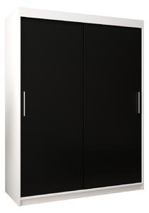 Zondo.hr Ormar za garderobu 150 cm Toki (bijela mat + crna mat). Akcija -19%. 1064818